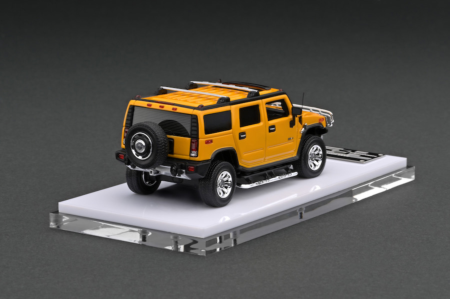 TK-MH6403AMY 1/64 2008 Hummer H2 SUV Metallic Yellow | LINE UP