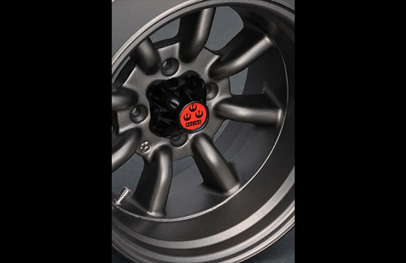 IG1074 1/6 RS Watanabe EIGHT SPORK Wheel Black ※センターキャップ付
