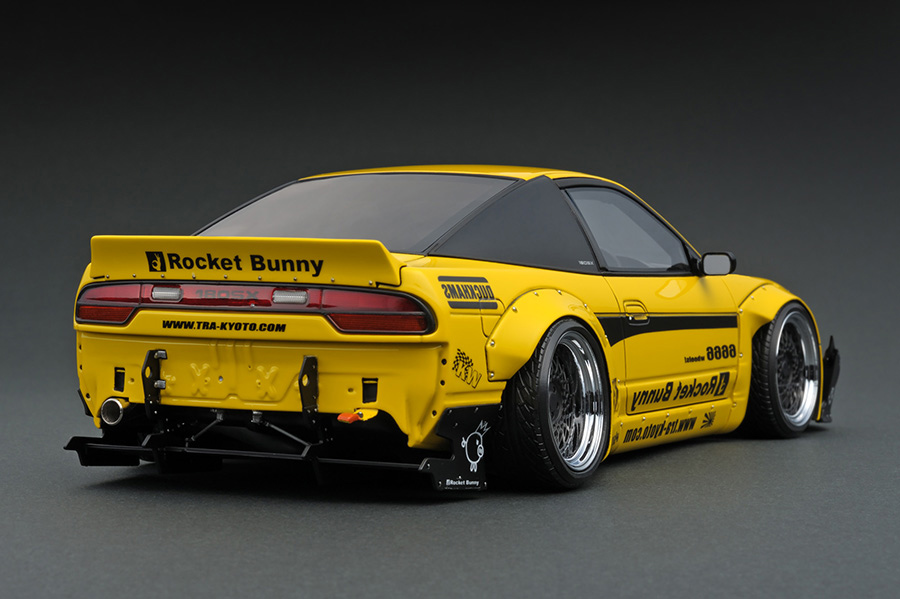 IG1111 1/18 Rocket Bunny 180SX Yellow | LINE UP | [公式] ignition
