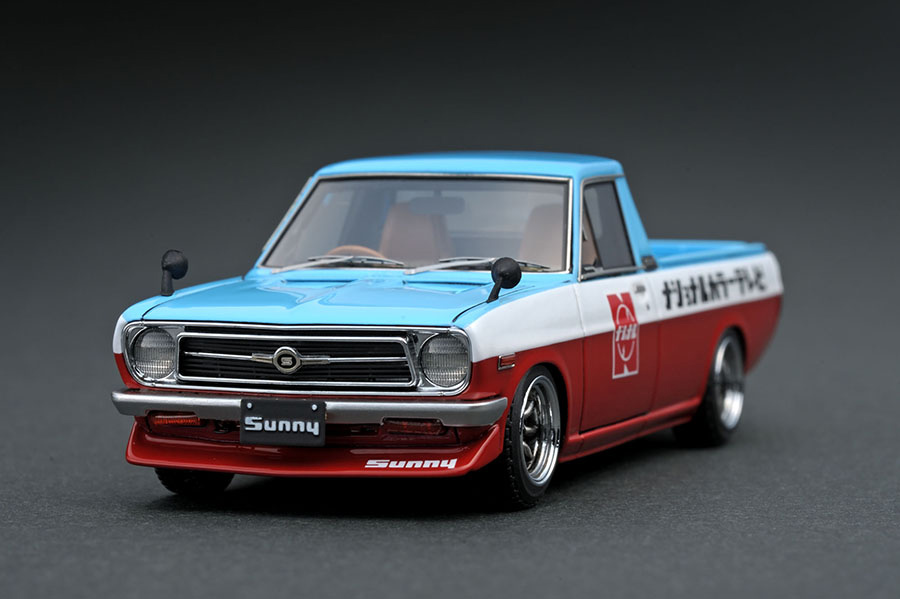 IG1118 1/43 Nissan Sunny Truck Long (B121) Blue/White/Red | LINE