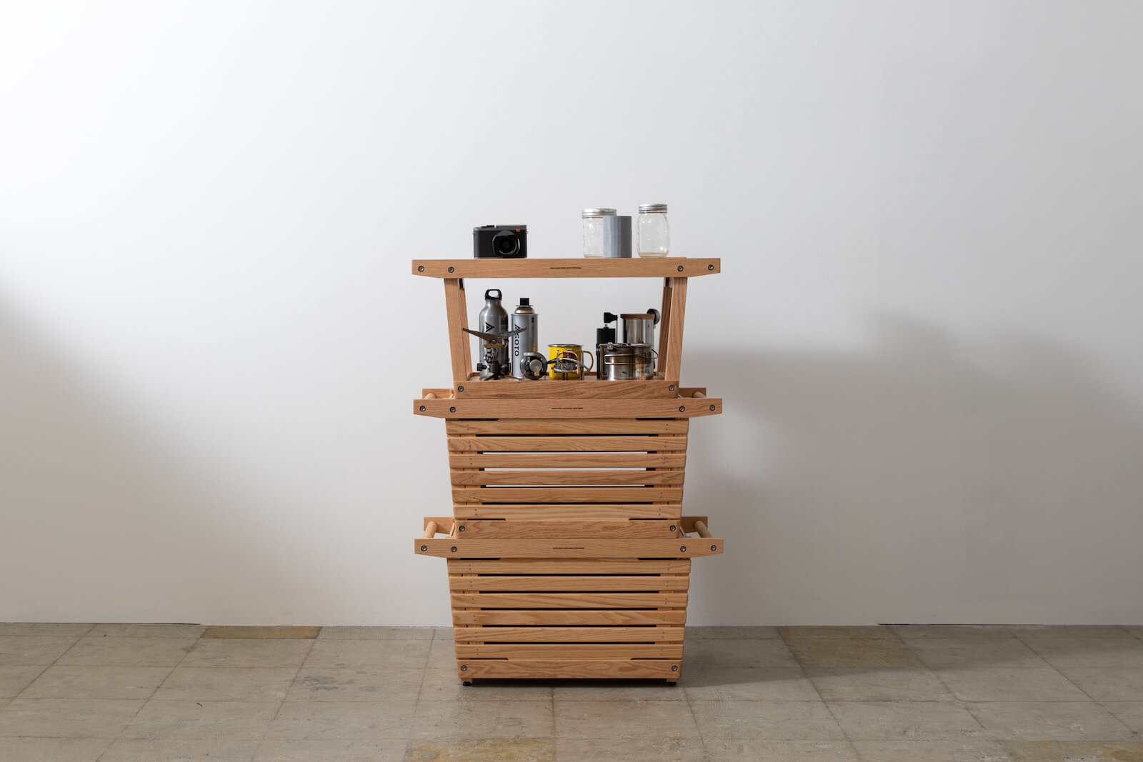 シェルフコンテナ M オーク | IKIKI