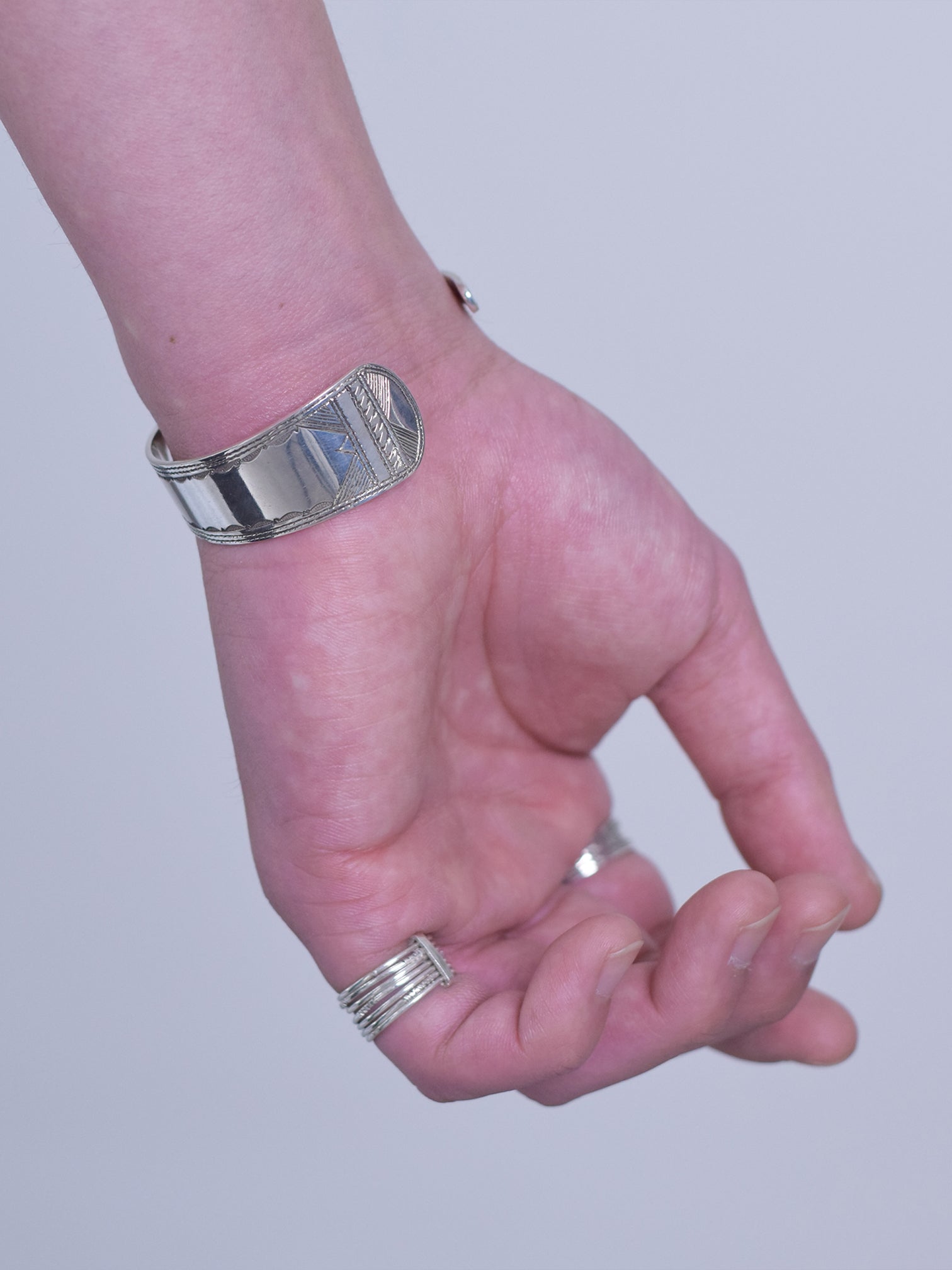 Touareg Silver / SPOON BANGLE