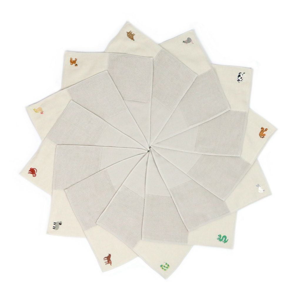 12animals-12アニマルズ』ハンカチタオル | 今治タオル取り扱い専門店