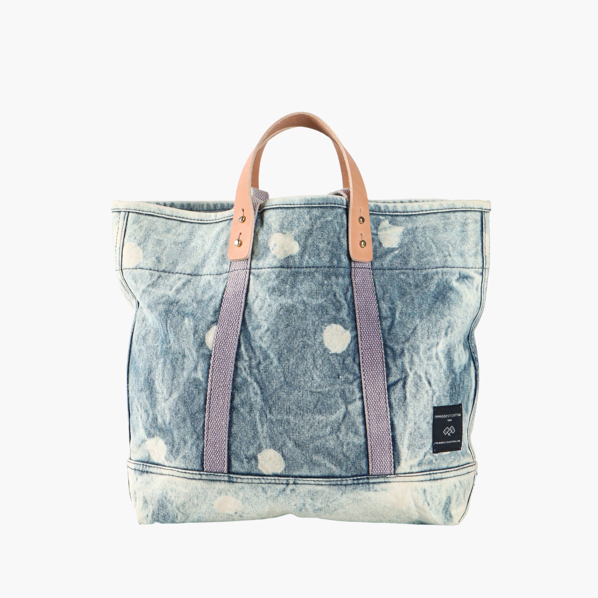 Small East West Tote | Denim Moon – IMMODEST COTTON
