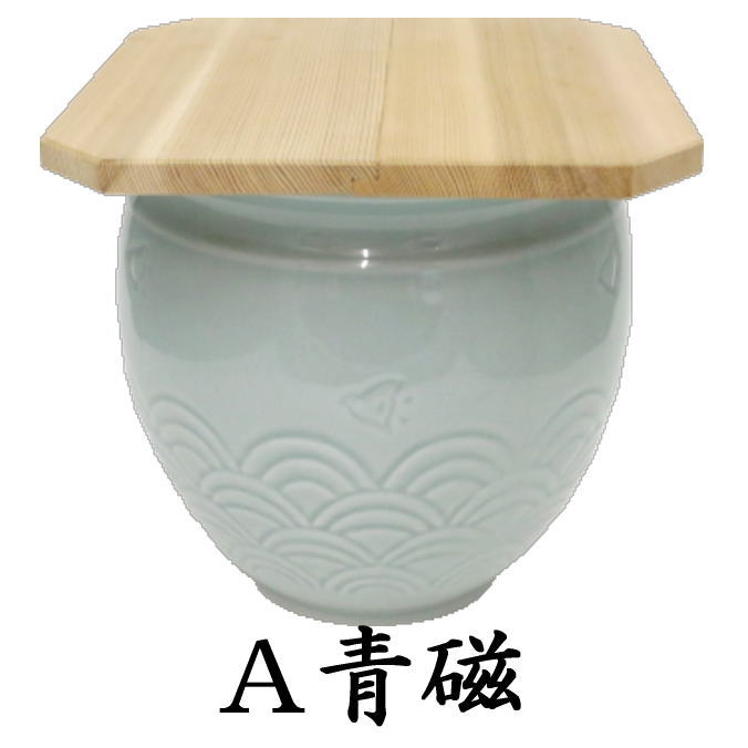 3種類青磁に変更【茶器/茶道具 水屋道具】 水屋瓶（水屋甕/水屋壷/水屋