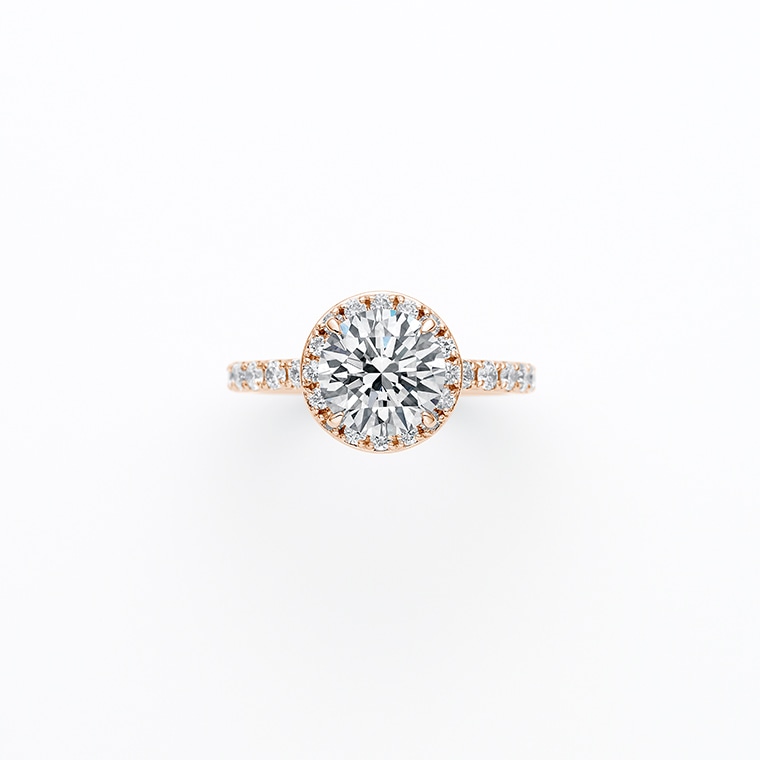 L009 ラボグロウンダイヤモンド/リング/2.00ct(ピンクゴールド