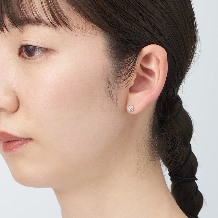H040 ラボグロウンダイヤモンド/ピアス/0.15ct(プラチナ): SHINCA