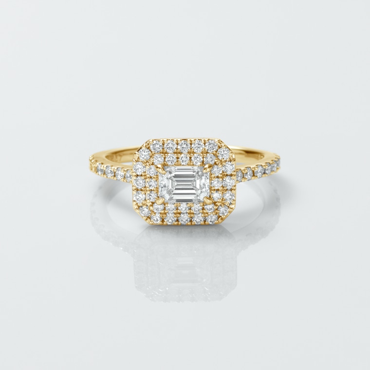 TD001/EM]K18PGダイヤモンド/リング(ピンクゴールド): Hyacca | IMAYO