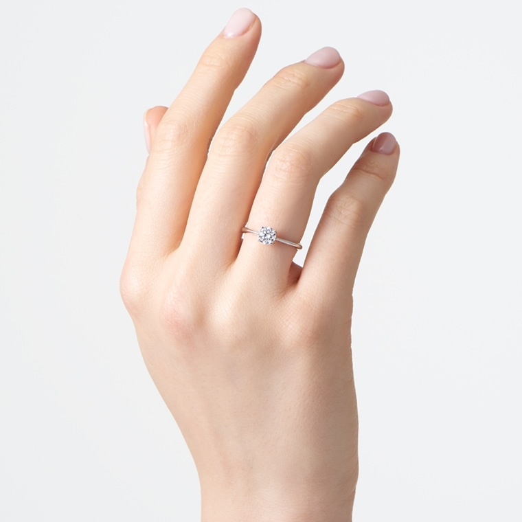 S001 ラボグロウンダイヤモンド/リング/0.50ct(プラチナ): SHINCA