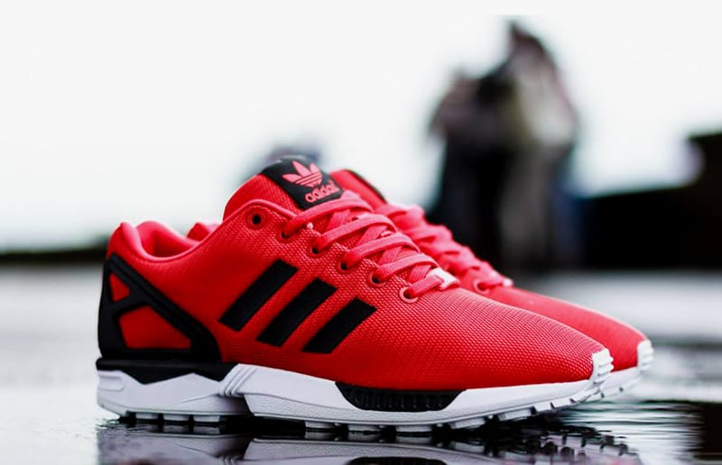 adidas Originals ZX FLUX Red/Black | Hypebeast