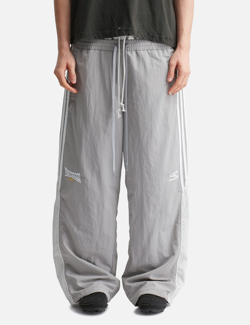 Protocol-Index 3 Layered Track Pants - Oversized, layered-waist