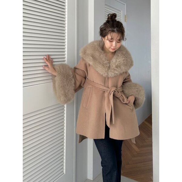 ファーケープコート | スナイデル(SNIDEL) | マルイウェブチャネル