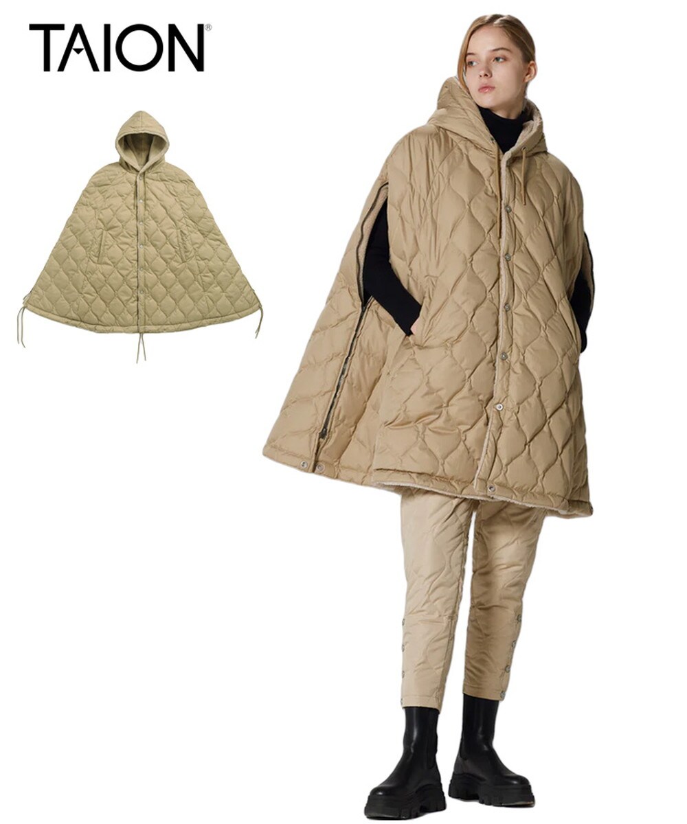 TAION】ミリタリー ダウンケープ | タイオン(TAION) | マルイウェブ