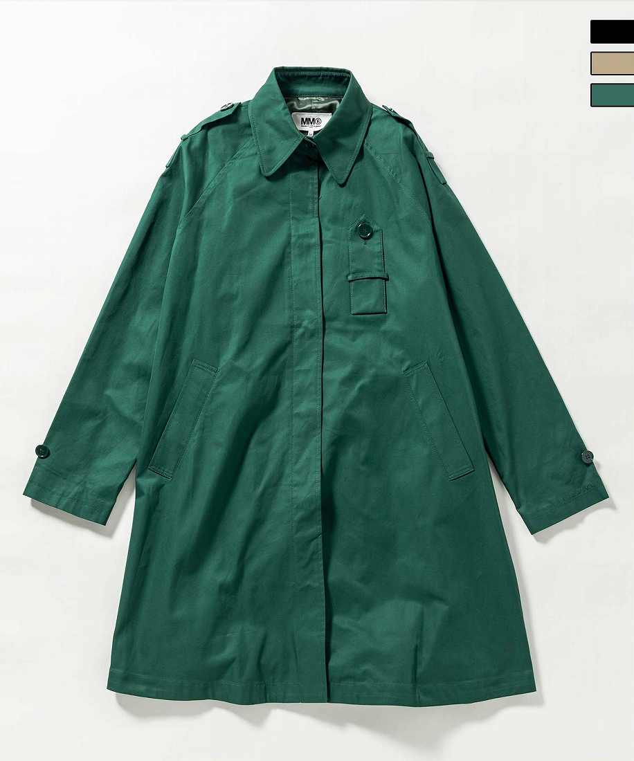 MM6 Maison Margiela Kids & Junior フレアトレンチコート | エムエム