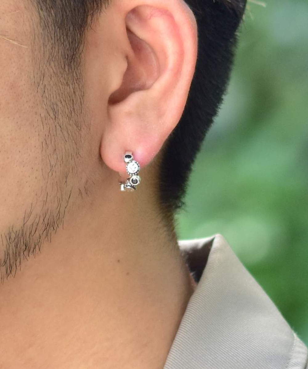 LH T.H.R LEO シルバーイヤリング/ウェーブ/シルバー925 | ライオン