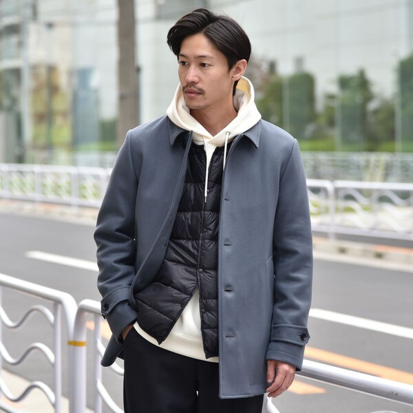 SHIPS： スーパー160'S メリノウール メルトン シングル