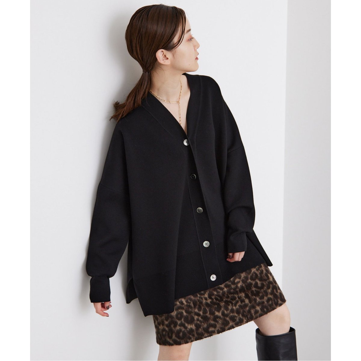 スーパーファインスムースポンチョカーディガン | イエナ(IENA