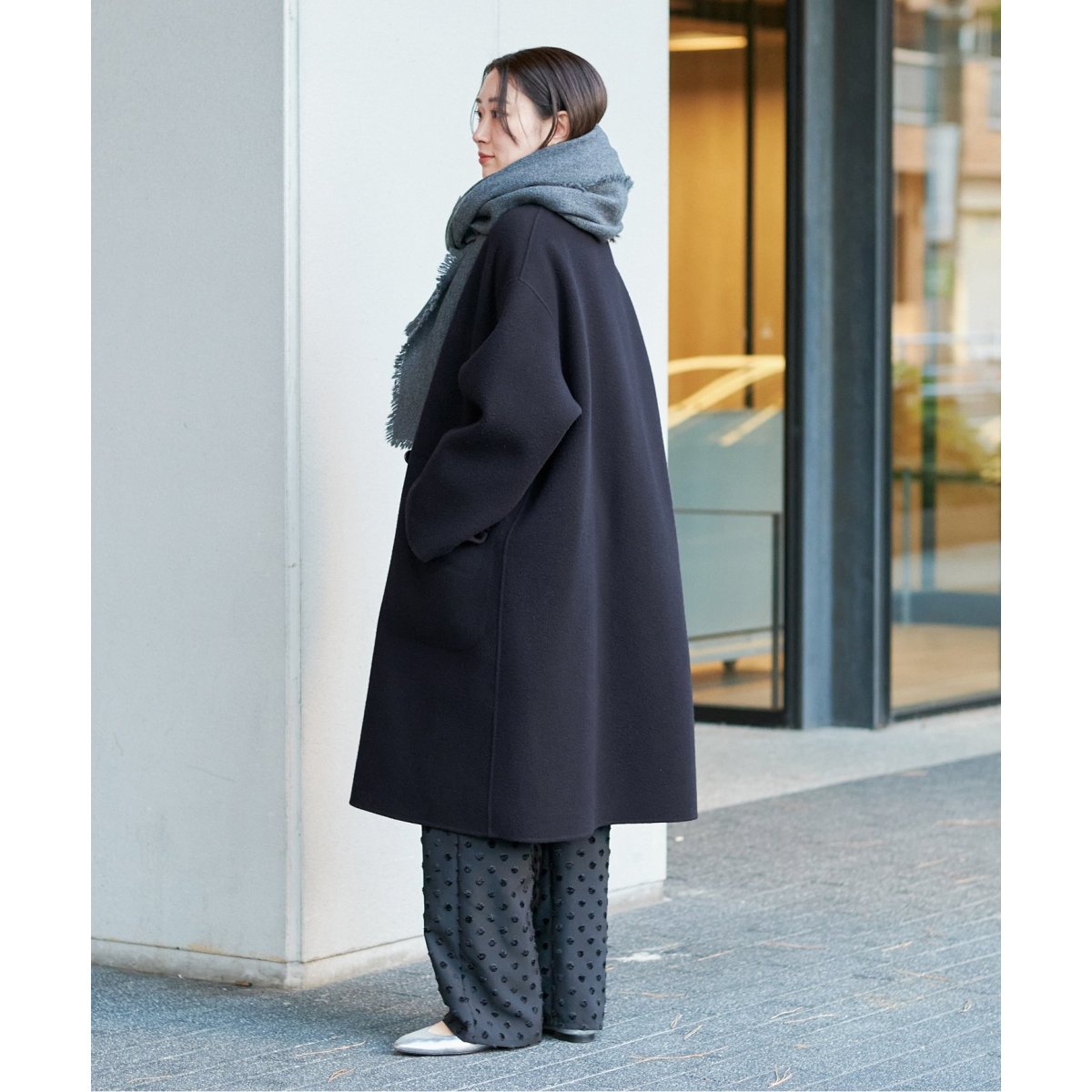 モッサーダブルフェイス Vネックコート | イエナ(IENA) | マルイウェブ