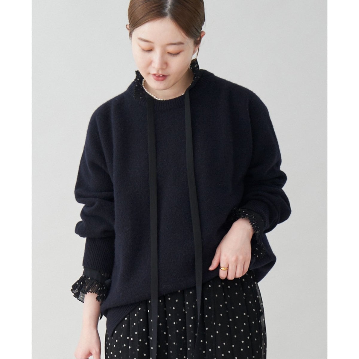 POOGINOOK WOOL クルーネックラグランプルオーバー | イエナ(IENA