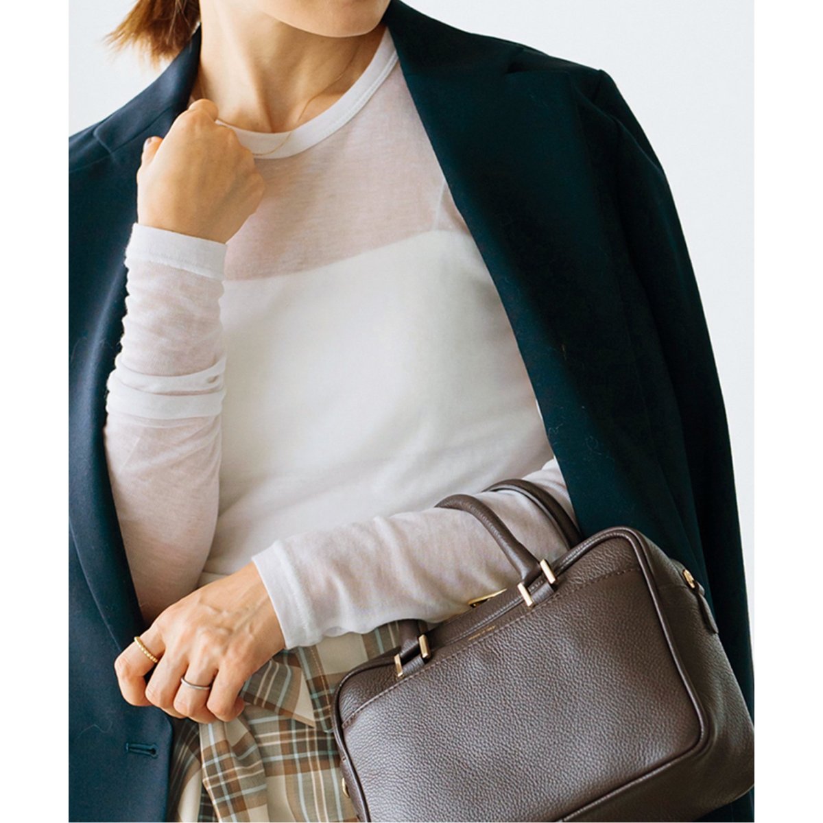 リヨセルカシミヤロングTシャツ | イエナ(IENA) | マルイウェブチャネル