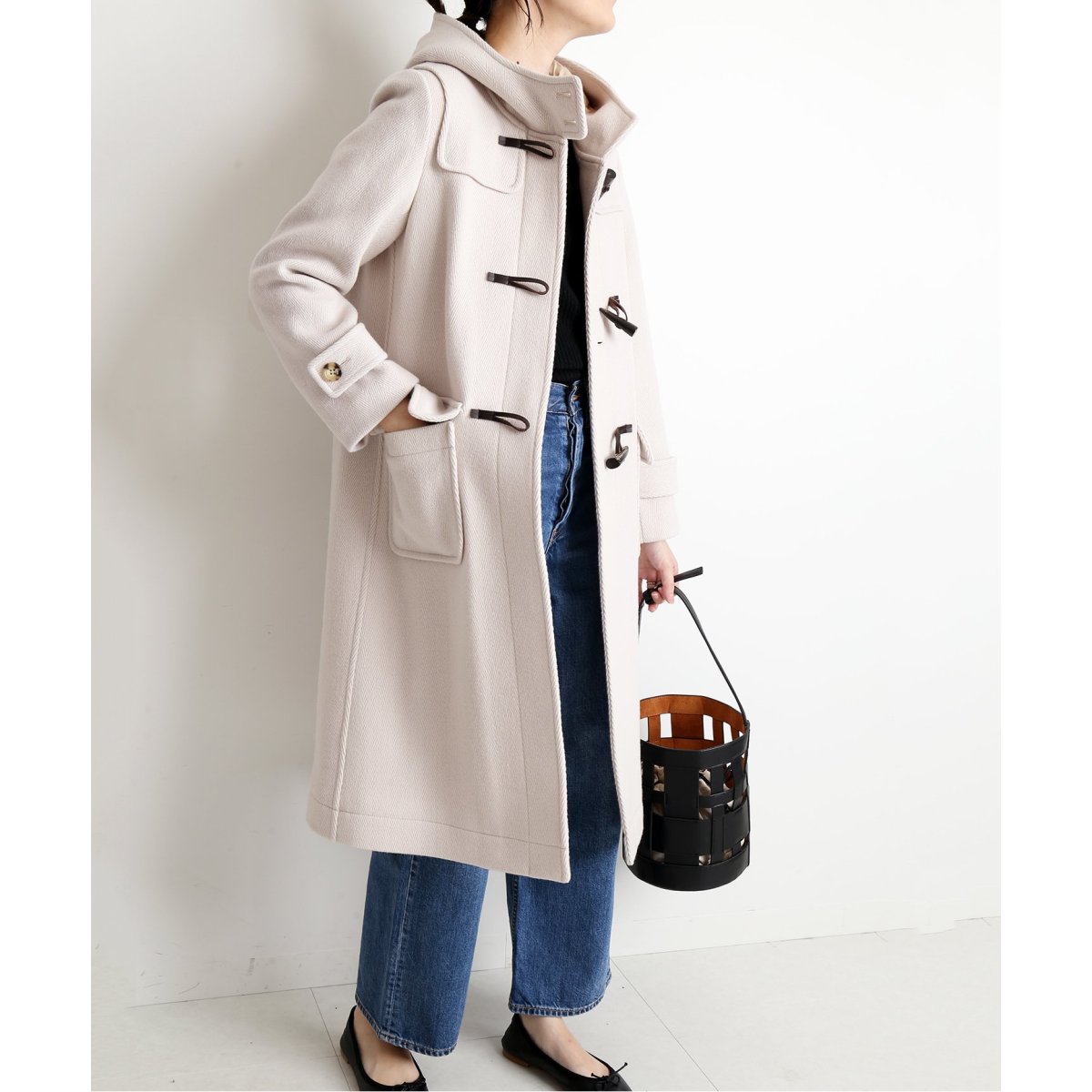 ヘリンボーンダッフルコート◇ | スローブ イエナ(SLOBE IENA