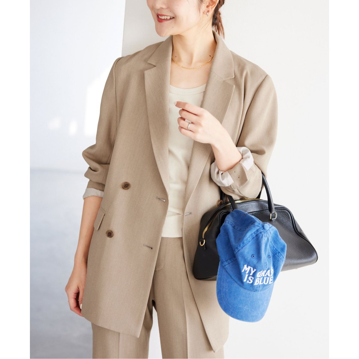 ウォッシャブルツイルダブルジャケット | スローブ イエナ(SLOBE IENA