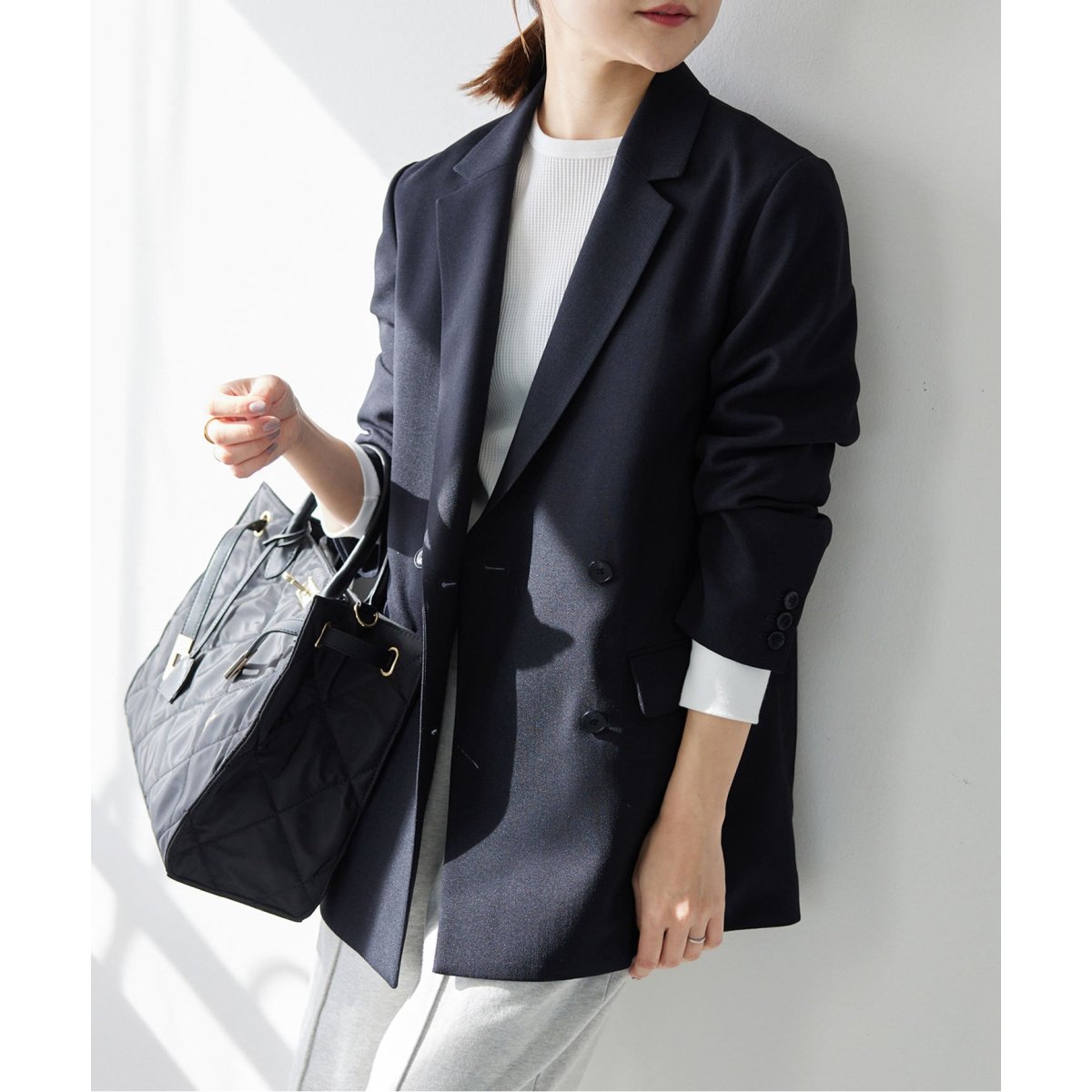 ウォッシャブルツイルダブルジャケット | スローブ イエナ(SLOBE IENA