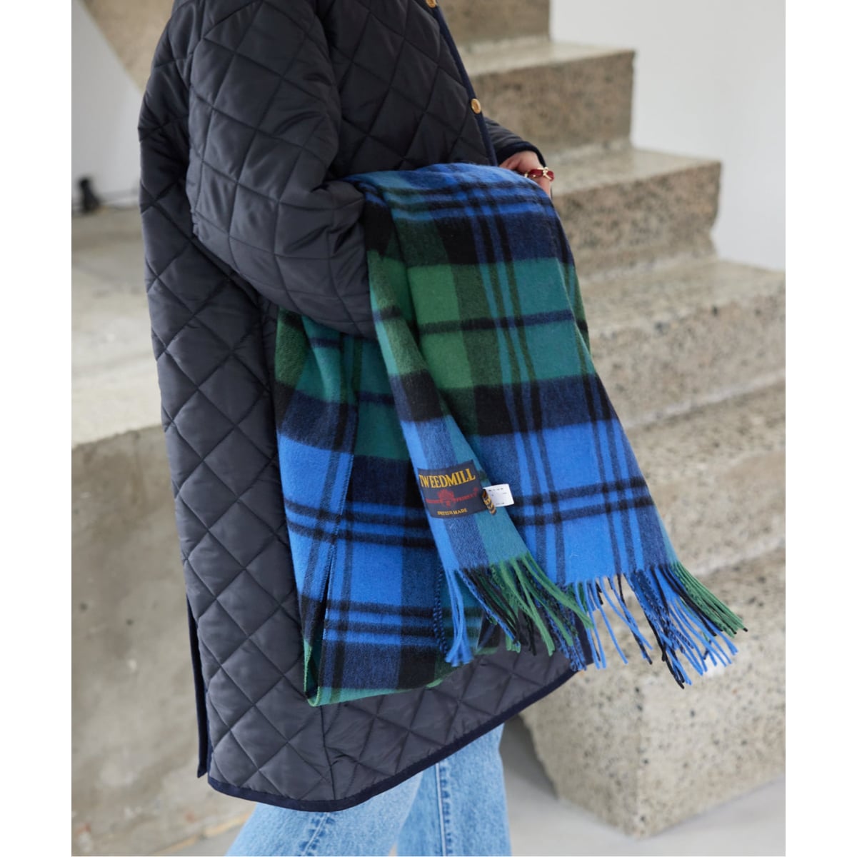 追加》TWEED MILL/ツイードミル ストール | スローブ イエナ(SLOBE