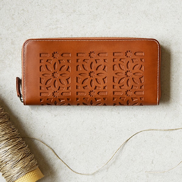 カットワーク ラウンド長財布 | ゲンテン(genten) | マルイウェブチャネル