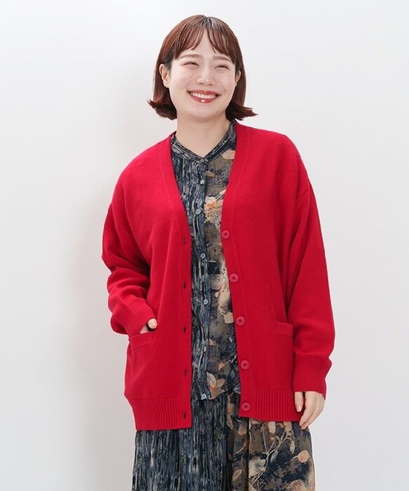 大きいサイズ】長く着られるVカーデ | アズノゥアズオオラカ(AS KNOW
