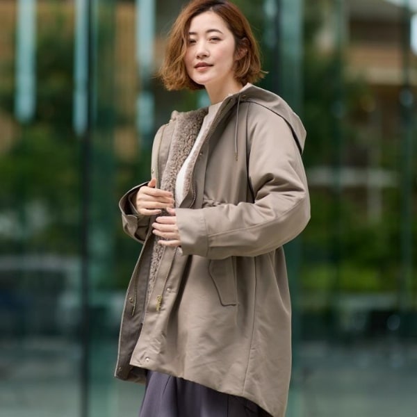 最終お値下げ！！【名品アウター3WAY・はっ水】ボアライナー付きモッズ