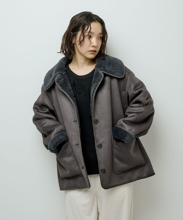フェイクムートンジャケット | グリーンパークス(Green Parks
