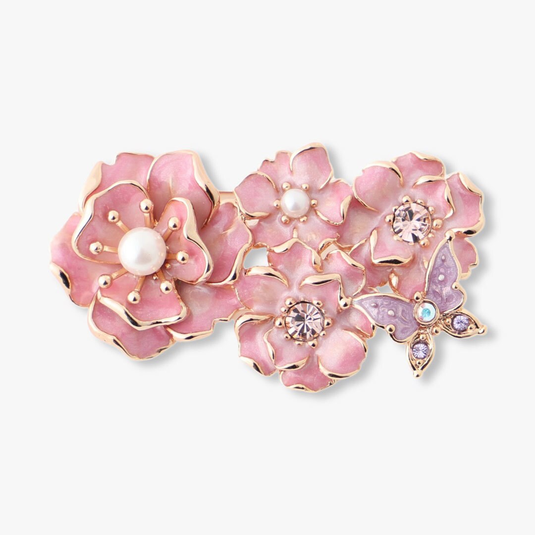 ニ*ン様 CHANEL ピンク花型ブローチ ニ*ン様 CHANEL ピンク花型