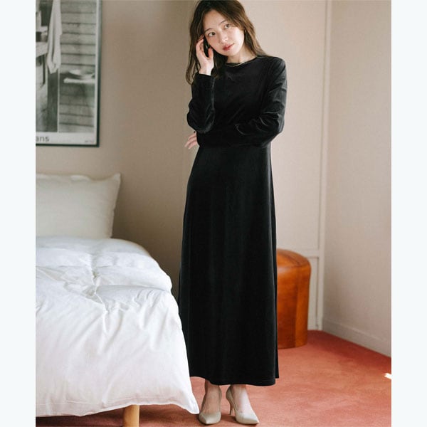 yukiさんコラボアイテム】ﾊﾞｯｸﾘﾎﾞﾝﾌｨｯﾄｱﾝﾄﾞﾌﾚｱﾍﾞﾛｱﾜﾝﾋﾟｰｽ | ユアーズ