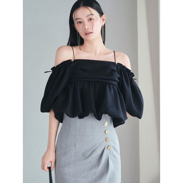3wayオフショルパフスリーブブラウス／ウォッシャブル | フレイ