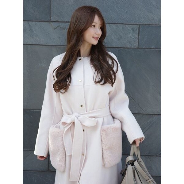 ファーポケットリバーコート | フレイ アイディー(FRAY I.D) | マルイ