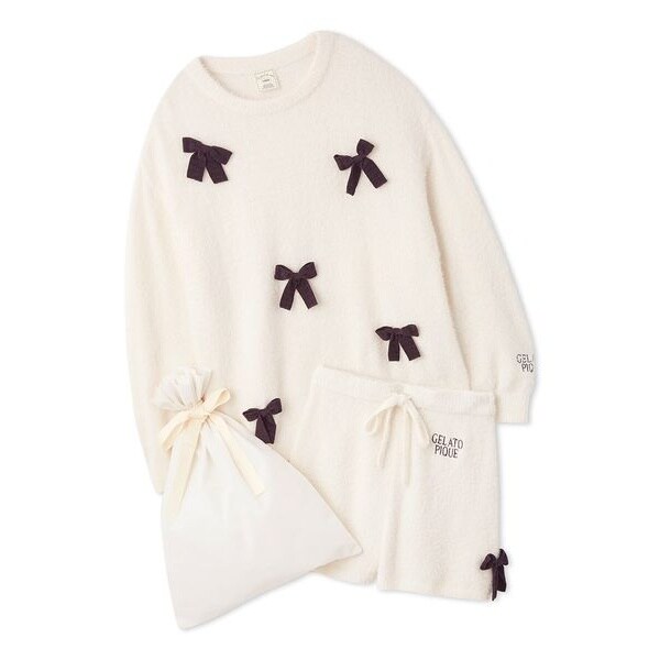ラッピング済み】リボンプルオーバー＆ショートパンツSET | ジェラート