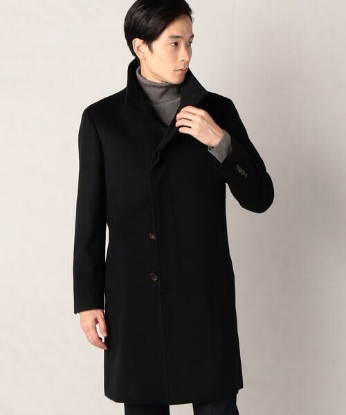 セール】 ウールカシミヤ イタリアンカラー コート （ダッフルコート