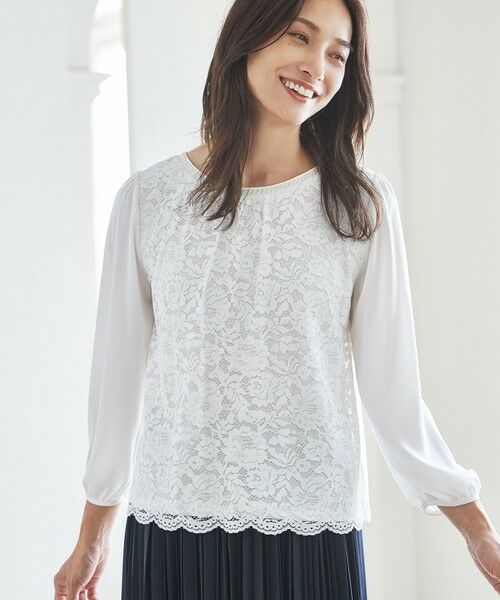 セール】 【前後着用可】シフォンブラウス （シャツ・ブラウス）｜ANY