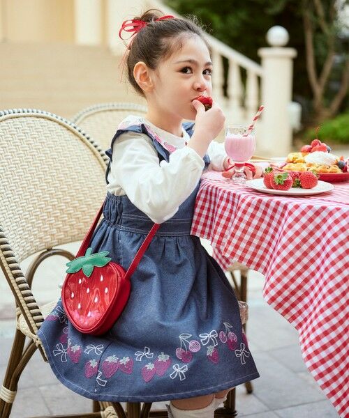 セール】 【チェリーベリーシリーズ】フルーツ 刺繍 ジャンパー