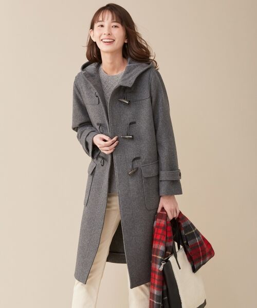 セール】 NEW ENGLANDラムメルトン ダッフルコート （ダッフルコート