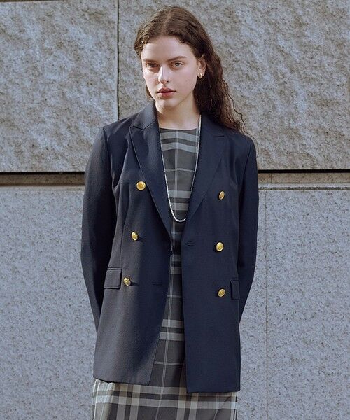 オックス ダブル テーラードジャケット （テーラードジャケット）｜J