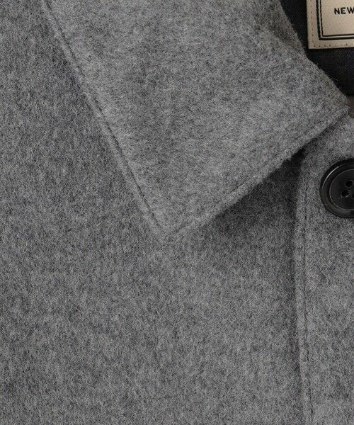 定番】ウールカシミアビーバー ドレスカーコート （ステンカラーコート