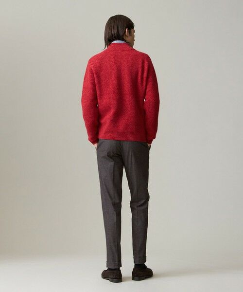 セール】 【KING SIZE】【Cash Lamb's Wool】ハーフジップニット