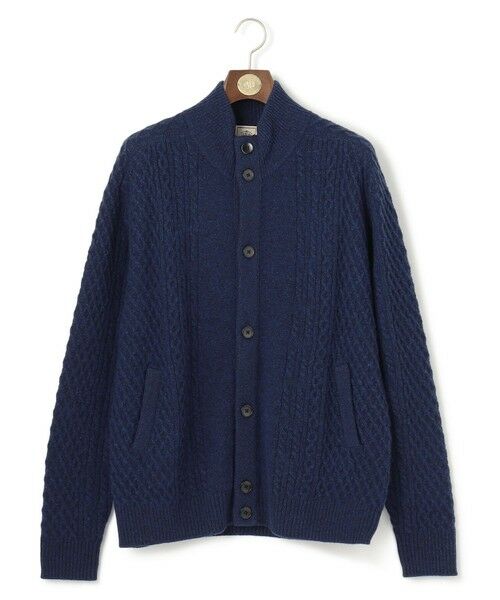 セール】 【KING SIZE】【Cash Lamb's Wool】ハイネックケーブル