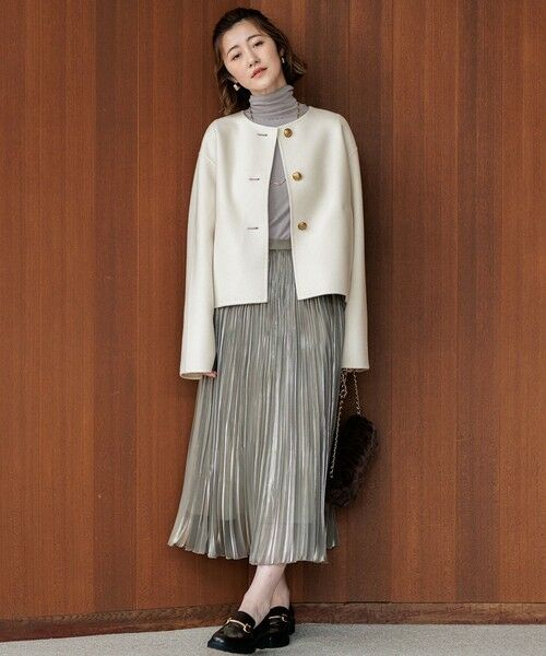 セール】 ウールリバー ノーカラーコート （その他アウター）｜L size