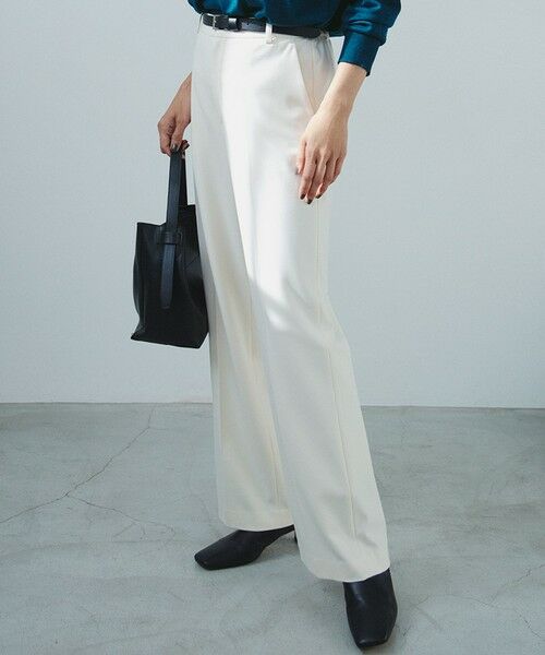 セール】 【洗える】ウォームストレッチ ワイドパンツ （その他パンツ