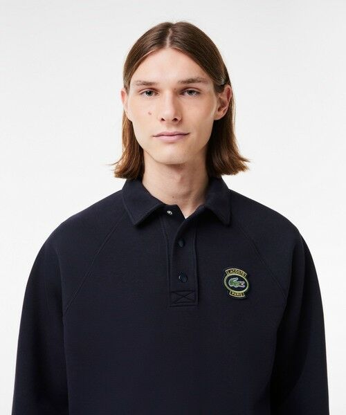 セール】 ダブルフェイス鹿の子地ポロスウェット （ポロシャツ