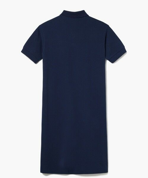 セール】 ルーズフィット5分袖ポロドレス / ポロワンピース マキシ丈