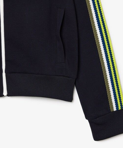 セール】 ショルダーニットテーピング ショートトラックジャケット